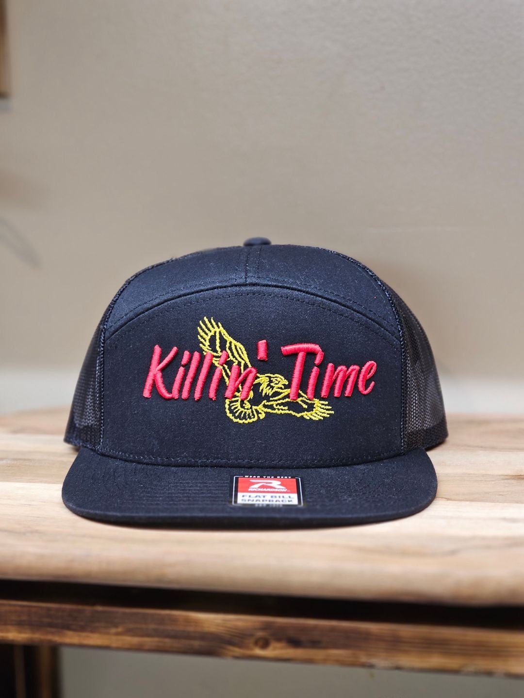 Killin' Time embroidered hats on Richardson 112 or 168