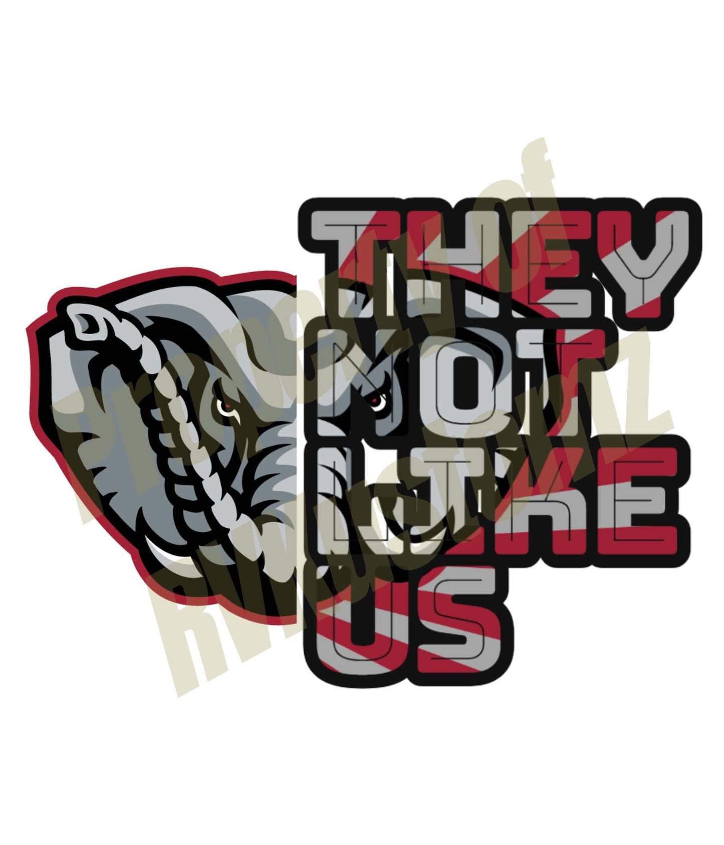They Not Like Us Custom Downloadable PNG.