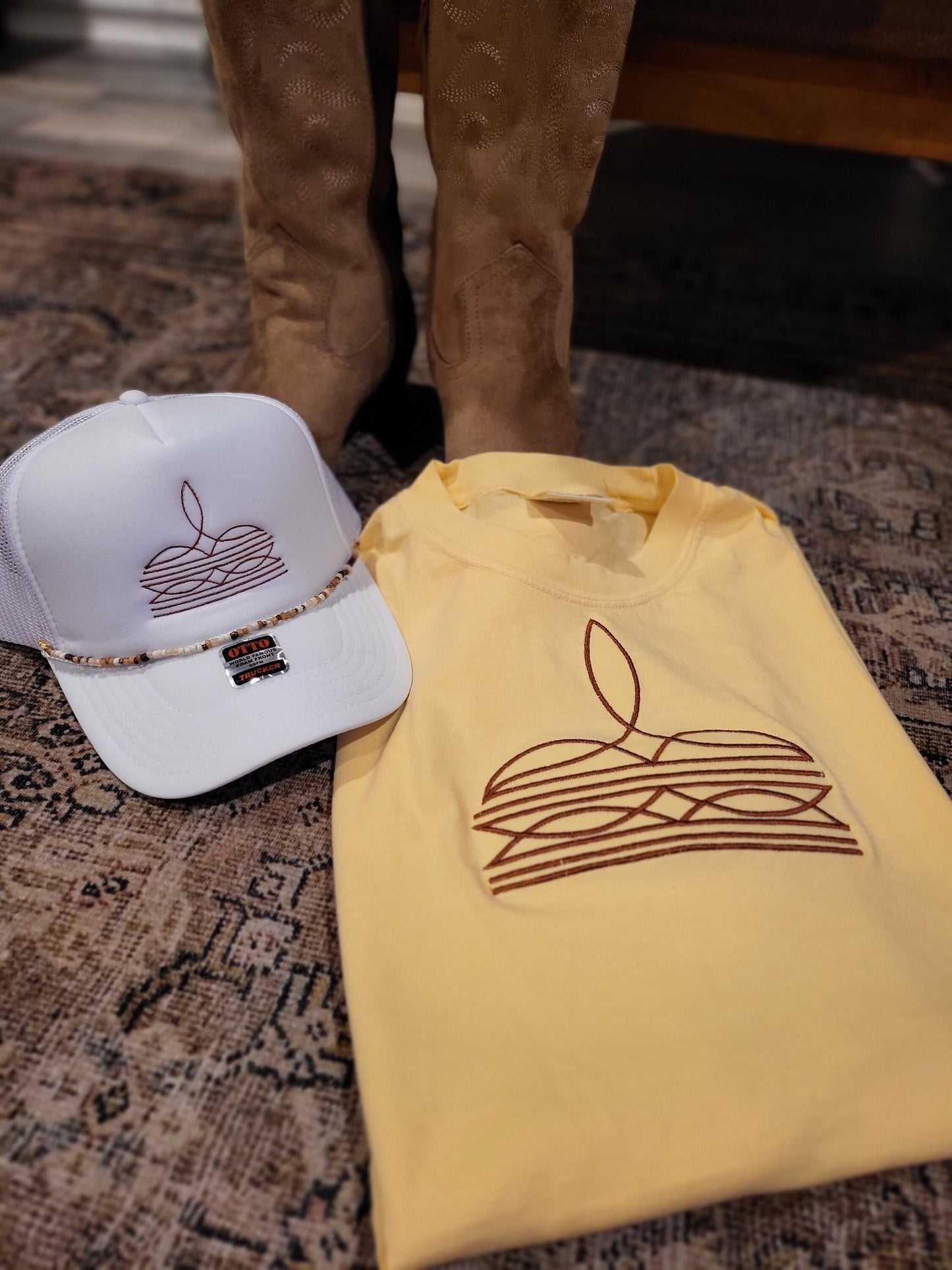 Embroidered Bootstitch Otto Trucker Hat