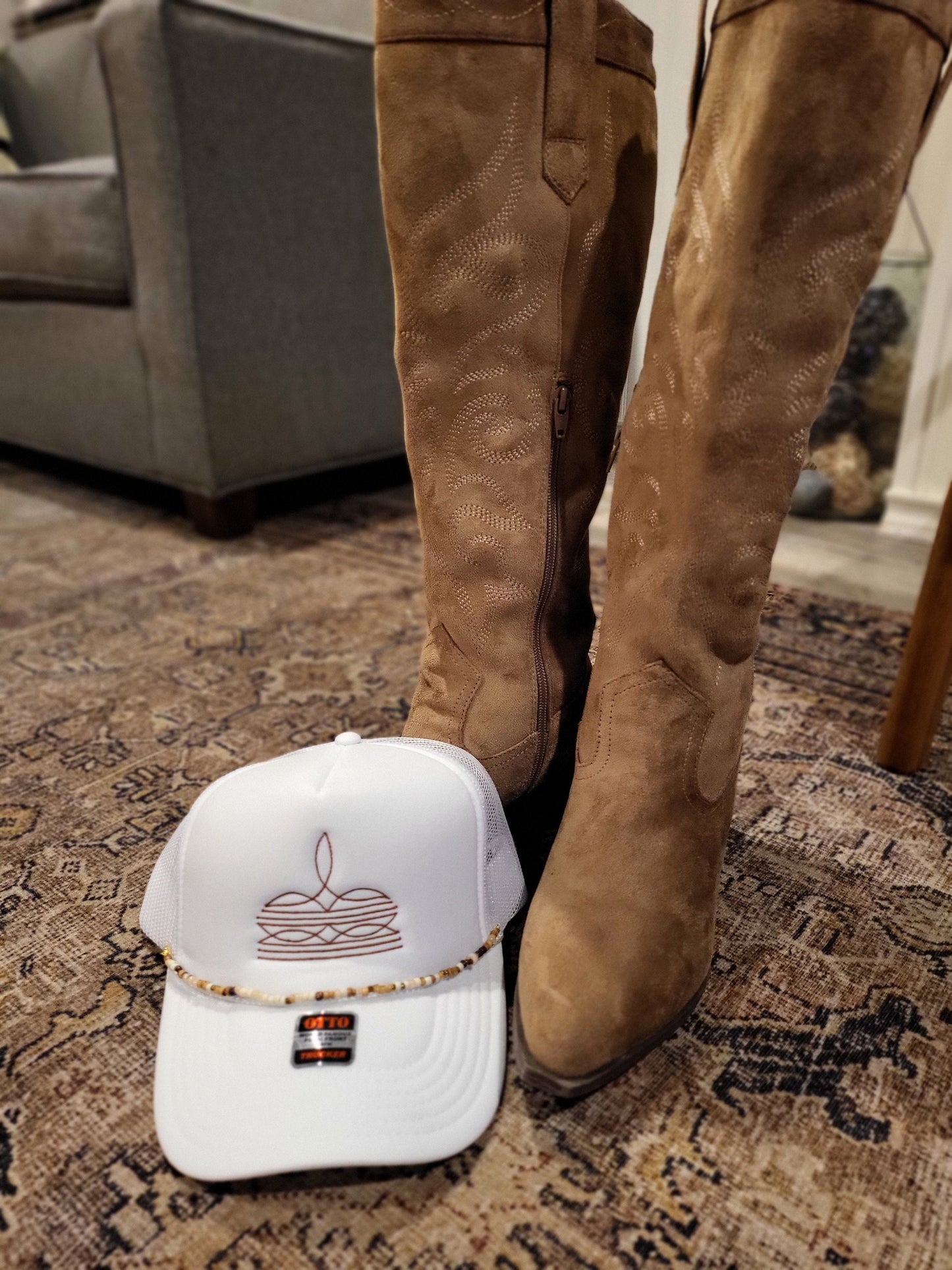 Embroidered Bootstitch Otto Trucker Hat